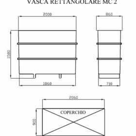 VASCA RETTANGOLARE C.T.S. CALVINSILOS srl Isorella (BRESCIA) Italy